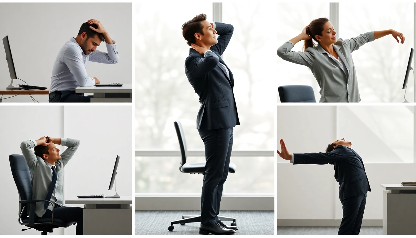 desk stretches for shoulder pain-article