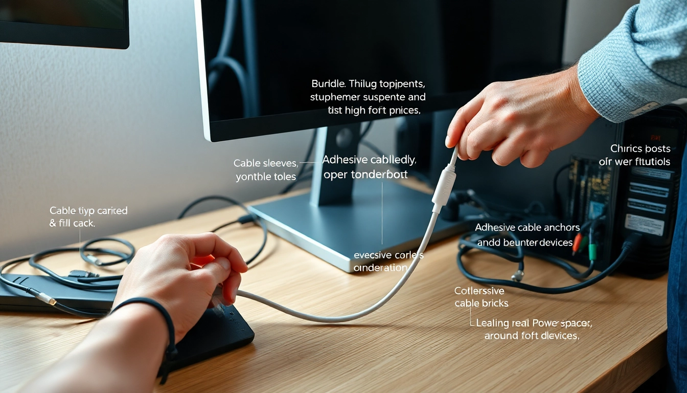 ergonomic cable management setup-article