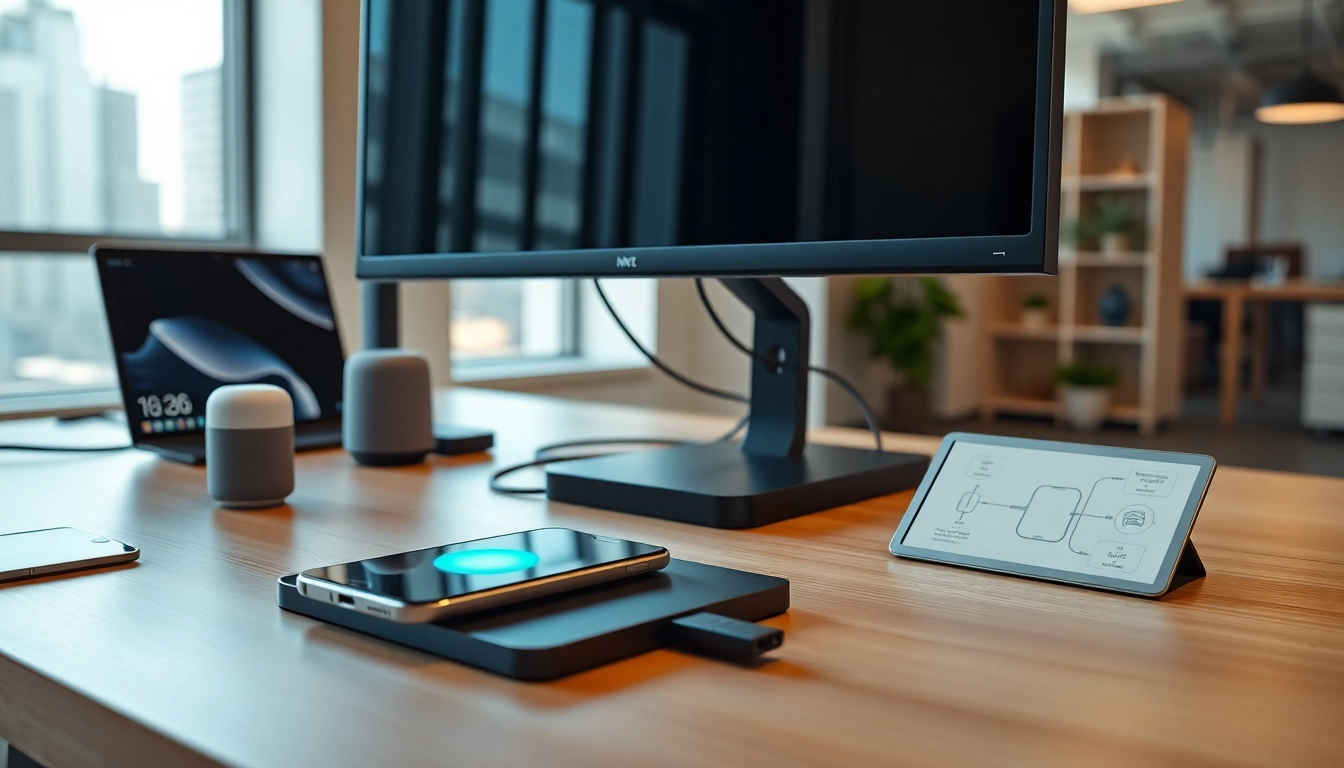 hidden electric cord solutions for desk-article