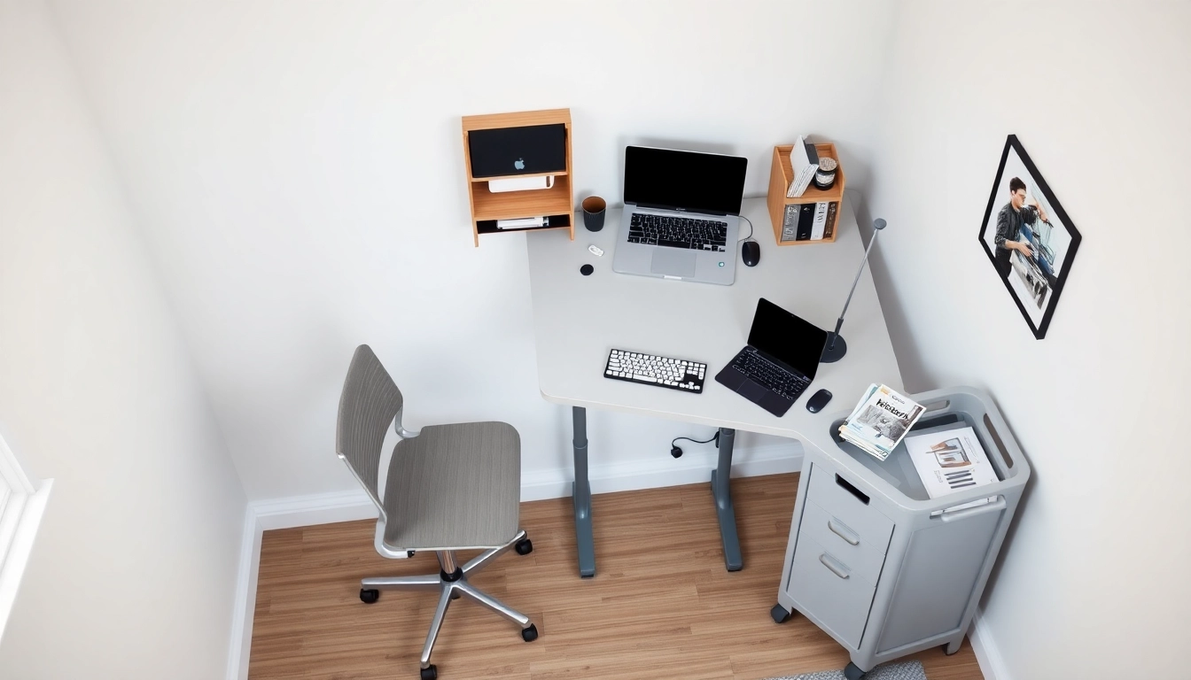 how to organize a small work area-article