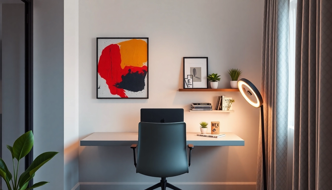 small home office decor ideas-article