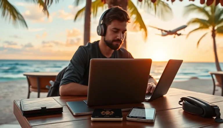 balancing work and travel lifestyle-title