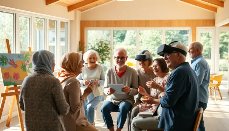 creative social activities for seniors-title