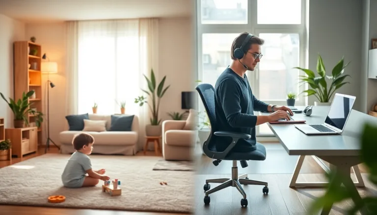 how to balance remote work and home life-title