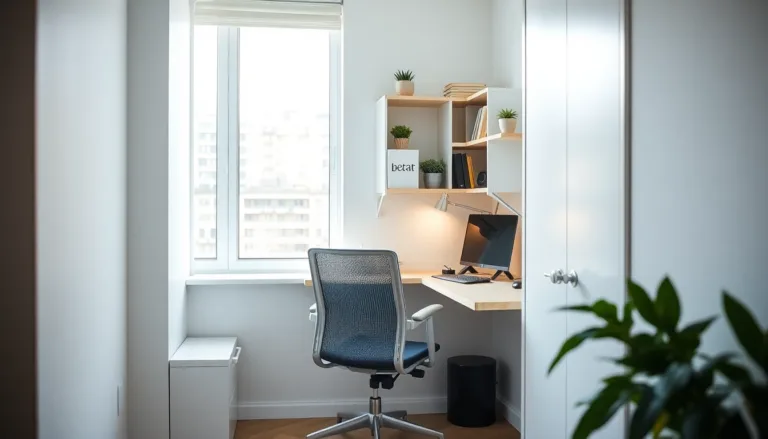 how to organize a small work area-title