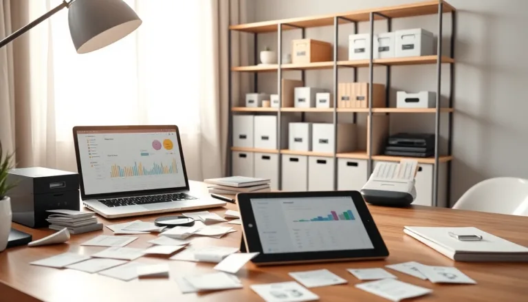 organizing home office receipts for taxes-title