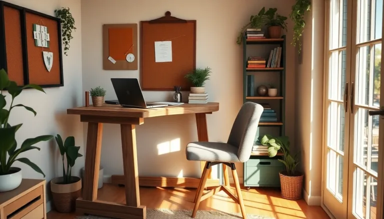 thrifty home office setup tips-title