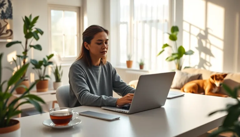 how to reduce stress in remote work-title